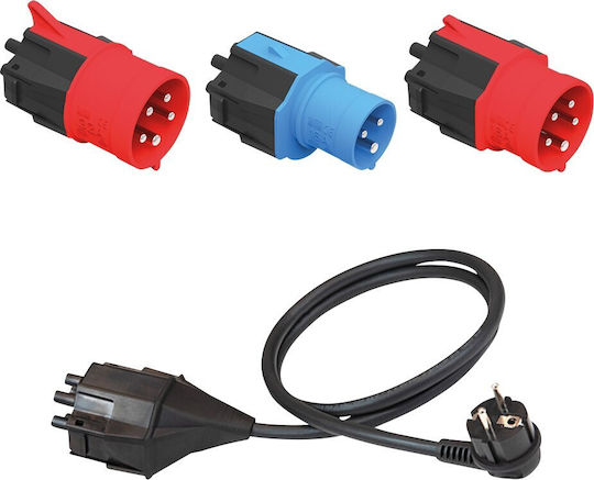 Dinitech Φορητός Τριφασικός Φορτιστής 22kW με Ενσωματωμένο Καλώδιο 5m Type 2 (12501061)