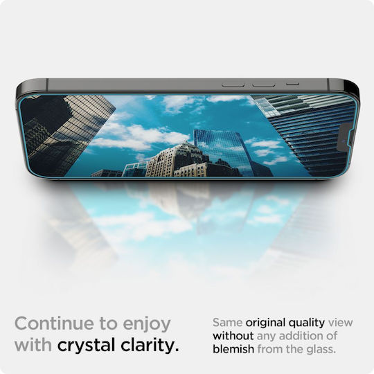 Spigen EZ FIT GLAS.tR Privacy Full Face Tempered Glass 2τμχ (iPhone 14 Pro)