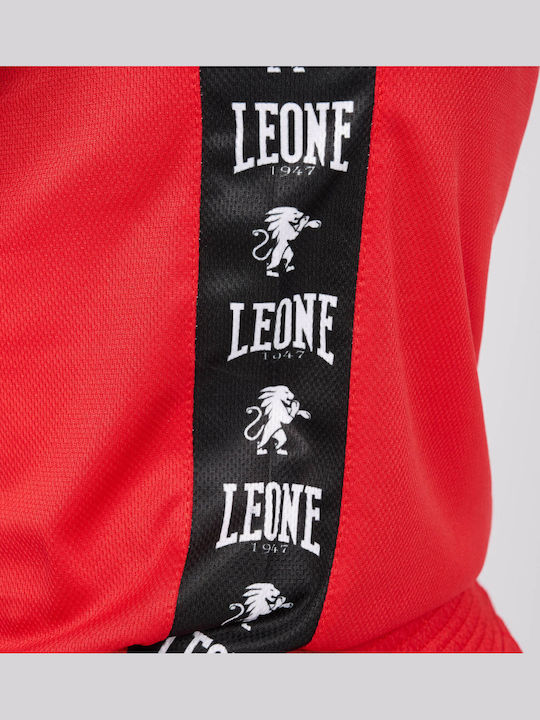 Leone 1947 Ambassador Sleeveless Shirt AB218-RD for Boxing Red