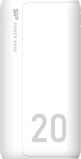 Silicon Power GS15 Power Bank 20000mAh с 2 USB-A порта Бял