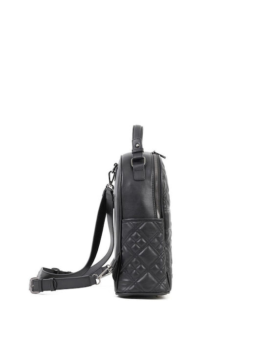 Doca Damen Tasche Rucksack Schwarz