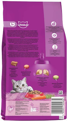 Whiskas 1+ Trockenfutter für erwachsene Katzen mit Kalb 1.9kg