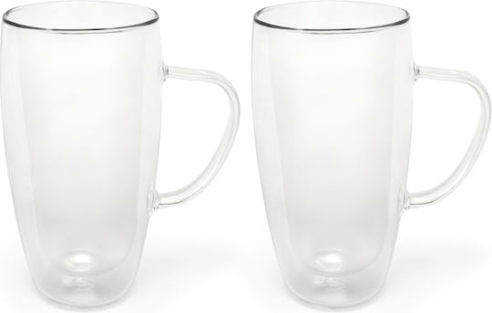 Bredemeijer Set de pahare Cafea / Cafea grecească Freddo din Sticlă 400ml 2buc Bredemeijer Set de pahare Cafea / Cafea grecească Freddo din Sticlă 400ml 2buc