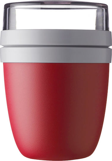 Mepal Plastic Lunch Box Ellipse Nordic Red 700ml