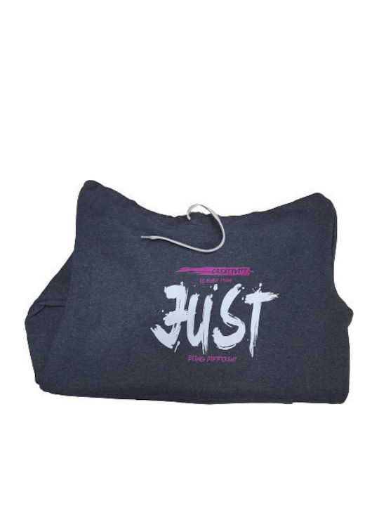 Damen Sweatshirt Kapuzen Dark Grey
