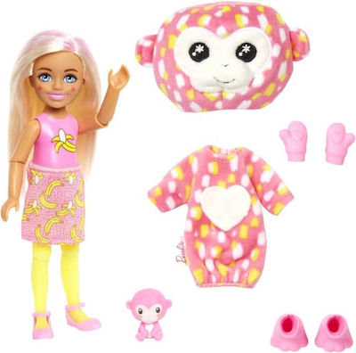 Barbie Μαιμουδάκι Puppe Cutie Reveal für 3++ Jahre