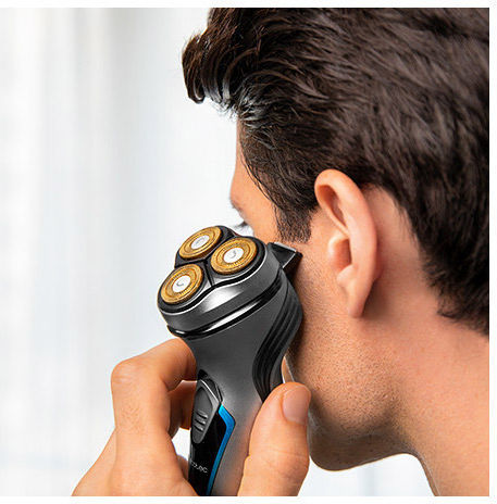 Cecotec Titanium PerfectCut 04199 Περιστρεφόμενη Ξυριστική Μηχανή Προσώπου Επαναφορτιζόμενη