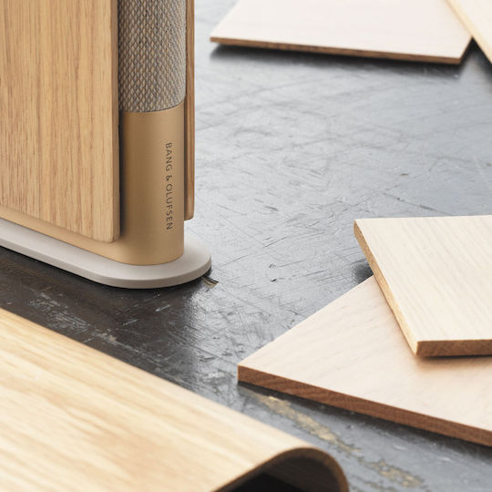 Bang & Olufsen Beosound Emerge Αυτοενισχυόμενο Ηχείο με Wi-Fi & Bluetooth 120W Gold Tone / Light Oak