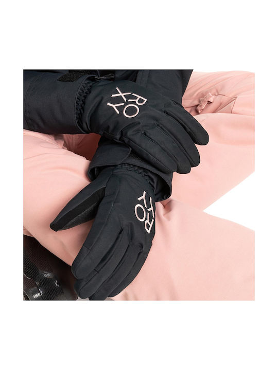 Roxy Freshfields Γυναικεία Γάντια Σκι & Snowboard Μαύρα