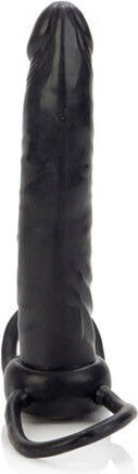 Calexotics Exotic Novelties Accommodator Dual Penetrator με Dildo 15cm σε Μαύρο Χρώμα