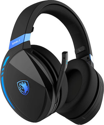 Sades Warden I Ασύρματο Over Ear Gaming Headset με σύνδεση Bluetooth