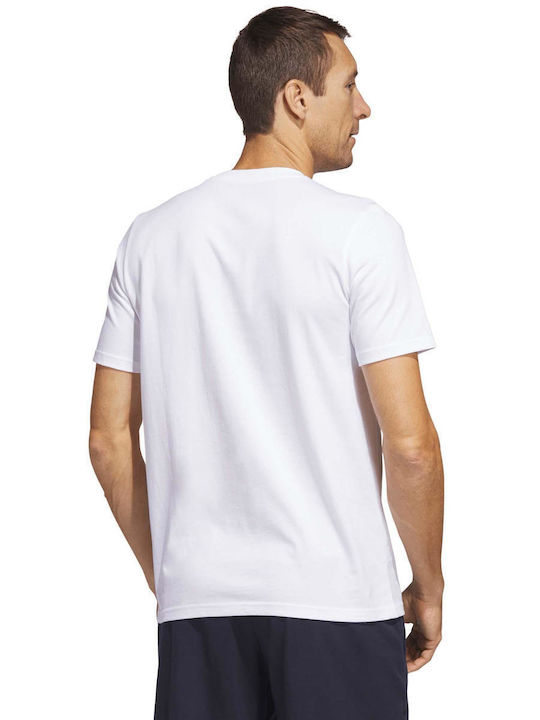 Adidas Sportswear Men's Short Sleeve T-shirt White