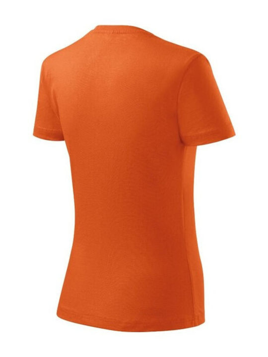 Adler Women's Short Sleeve Promotional T-Shirt Orange MLI-13411