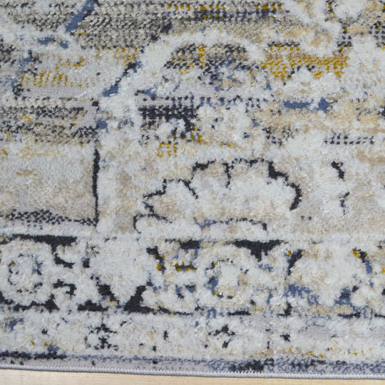 Saray Home Indris Modern Bedroom Rugs Set Ιβουάρ / Μπλε IDR06-SET 3pcs