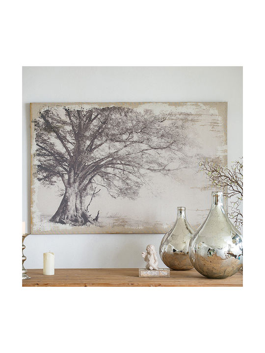 Artekko Πίνακας σε Καμβά Ασπρόμαυρος 150x100cm