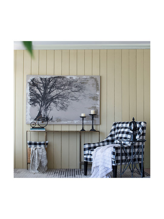 Artekko Πίνακας σε Καμβά Ασπρόμαυρος 150x100cm