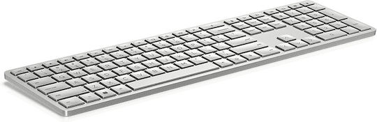 HP 970 Programmable Ασύρματο Bluetooth Πληκτρολόγιο Αγγλικό US Λευκό