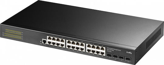 Cudy GS2024S2 v1 Unmanaged L2 Switch με 24 Θύρες Gigabit (1Gbps) Ethernet και 4 SFP Θύρες