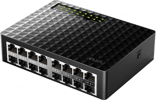 Cudy FS1016D Unverwaltet L2 Switch mit 16 Ports Ethernet