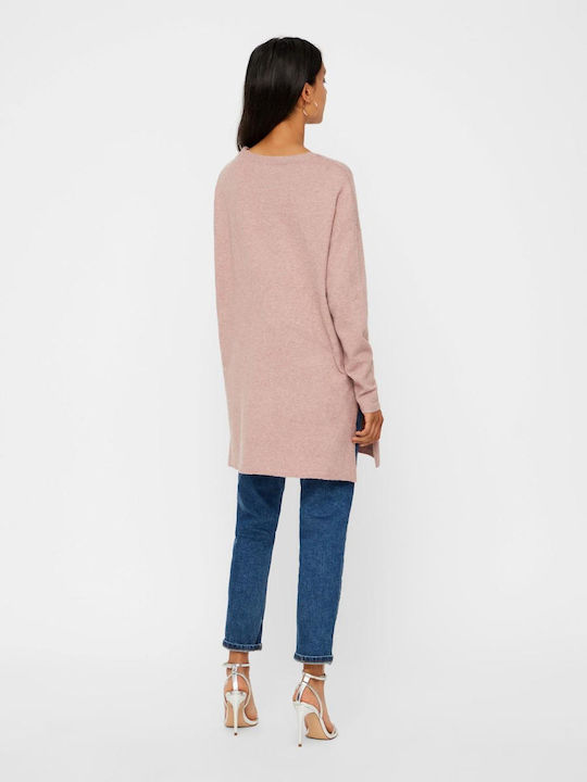 Vero Moda Damen Langarm Pullover Woodrose Melange