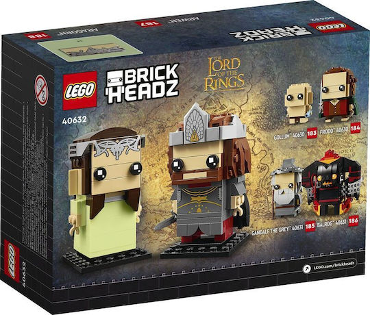 LEGO Brick Headz Aragorn & Arwen Für 10+ Jahre 261 Stück