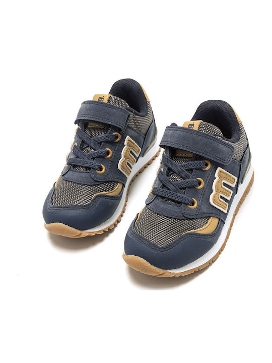 Παιδικά Sneakers με Σκρατς Navy Μπλε