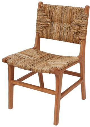 Dining Room Wooden Chair Natural 54x55x86cm