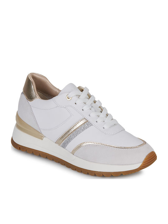 Geox D Desya Adidași Albi