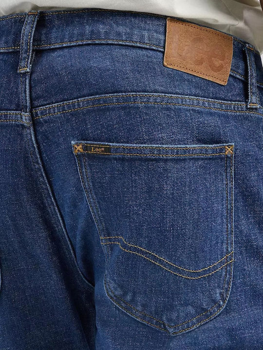 Luke Ανδρικό Παντελόνι Τζιν με Slim Tapered Εφαρμογή Navy Μπλε