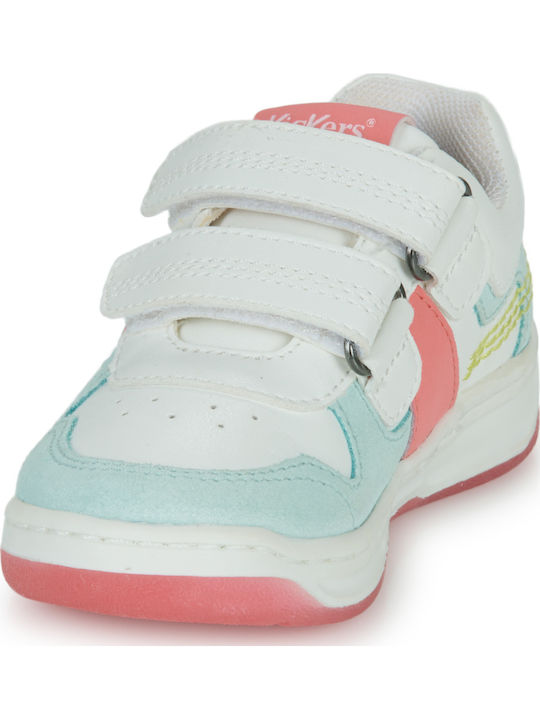 Παιδικά Sneakers με Σκρατς Λευκά