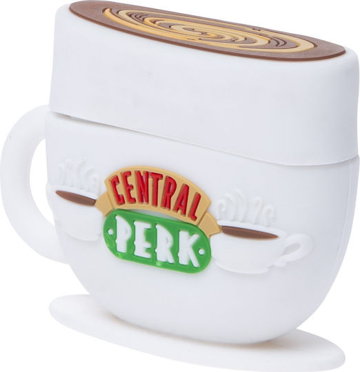 Lazerbuilt Central Perk In-ear Bluetooth Handsfree Earphones White