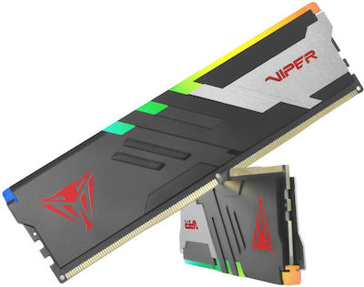 Patriot Viper Venom RGB 32GB DDR5 RAM with 2 Modules (2x16GB) and 5600 Speed for Desktop