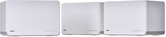 Mercusys Halo H70X v1 WiFi Mesh Network Access Point Wi‑Fi 6 Dual Band (2.4 & 5GHz) in Triple KIt