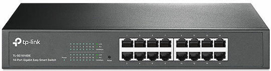 TP-LINK TL-SG1016DE v6 Unverwaltet L2 Switch mit 16 Ports Gigabit (1Gbps) Ethernet