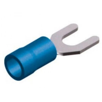 Adeleq Insulated Spade Terminal Φ6mm Blue 100pcs 12-514256