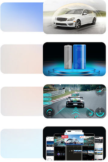 DDPAI Mola N3 Pro Autokamera DVR 1600P mit Klebeband