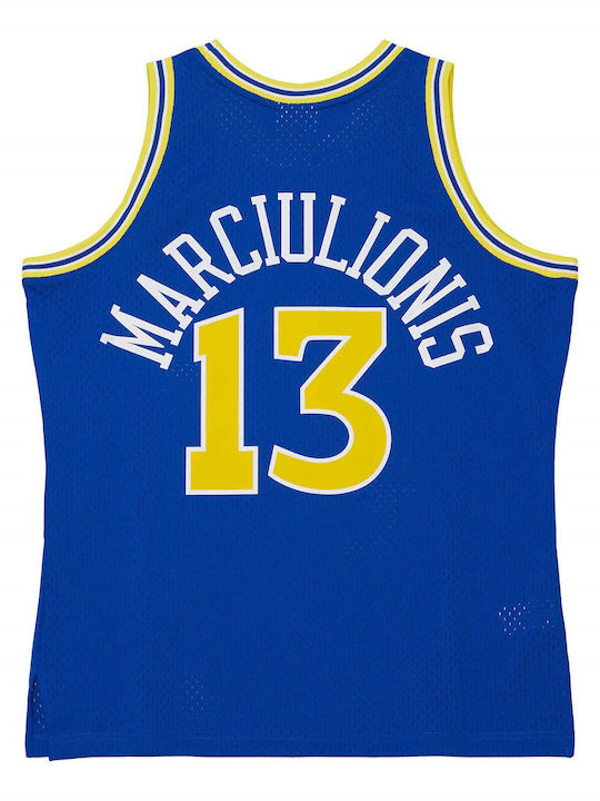 Mitchell & Ness Golden State Warriors 1990 Marciulionis Men's Basketball Jersey