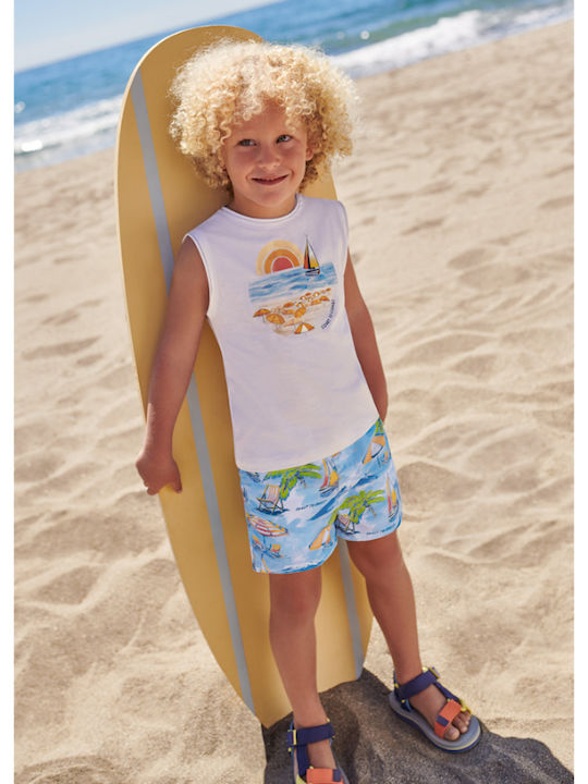 Mayoral Coast to Coast Kids Swimwear Swim Shorts Light Blue
