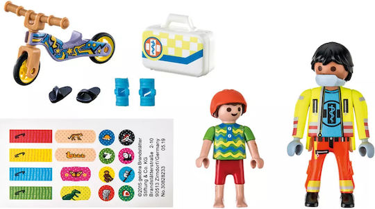 Playmobil Stadtleben Rettungssanitäter und Kind für 4-10 Jahre