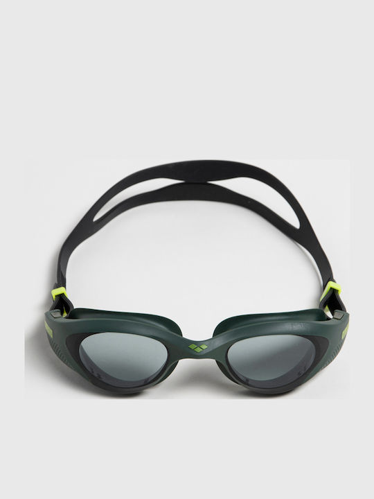 Arena The One Swimming Goggles For Adults With Anti-Glare Lenses Green