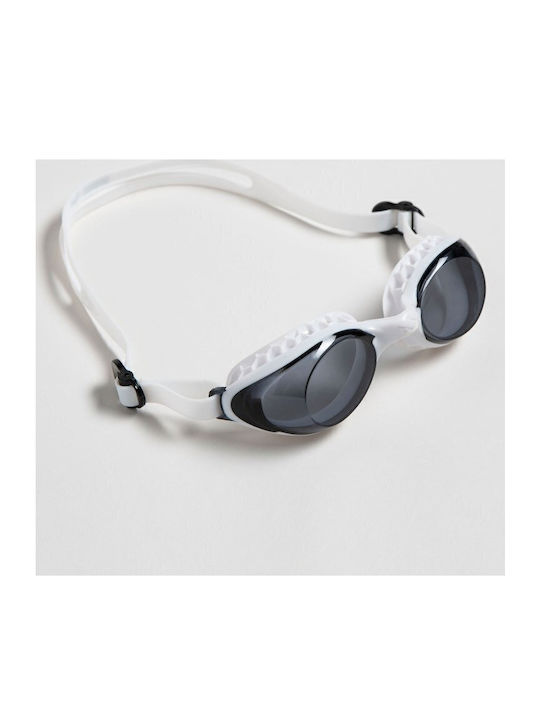 Arena Air Soft Swimming Goggles Adults with Anti-Glare Lenses White