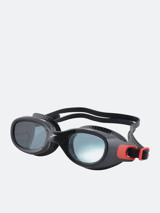Speedo Futura Classic Swimming Goggles Adults with Anti-fog Lenses Black