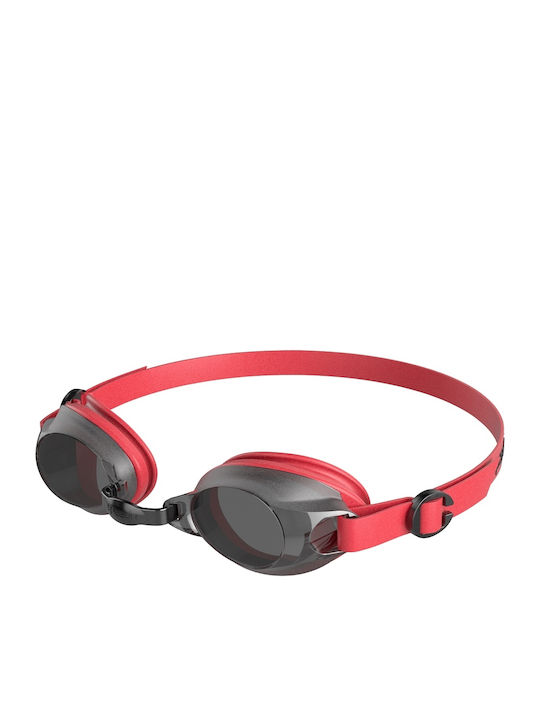 Speedo Swimming Goggles Adults with Anti-fog Lenses Red