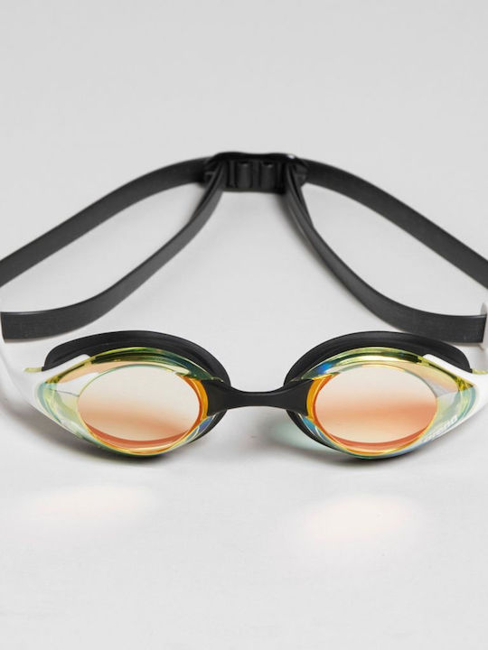 Arena Cobra Core Swipe Schwimmbrille Erwachsene mit Antibeschlaggläsern Schwarz