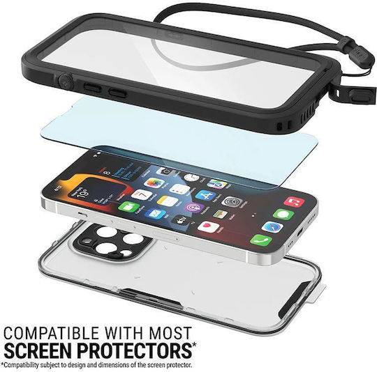 Catalyst Total Protection С пълно покритие (360°) Пластмаса 2мм Водоустойчив Черен (iPhone 14)
