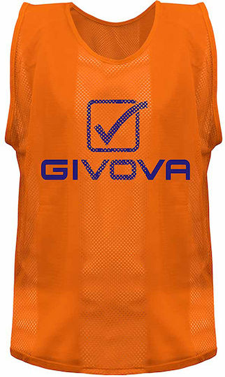 Givova Casacca Pro Adult Training Bib in Orange Color