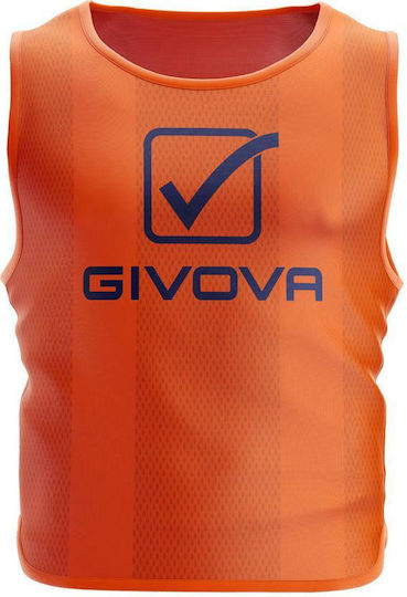 Givova Casacca Pro Adult Training Bib in Orange Color