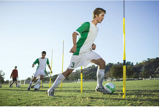SKLZ Agility Pro Training Poles Κοντάρι Σλάλομ σε Κίτρινο Χρώμα