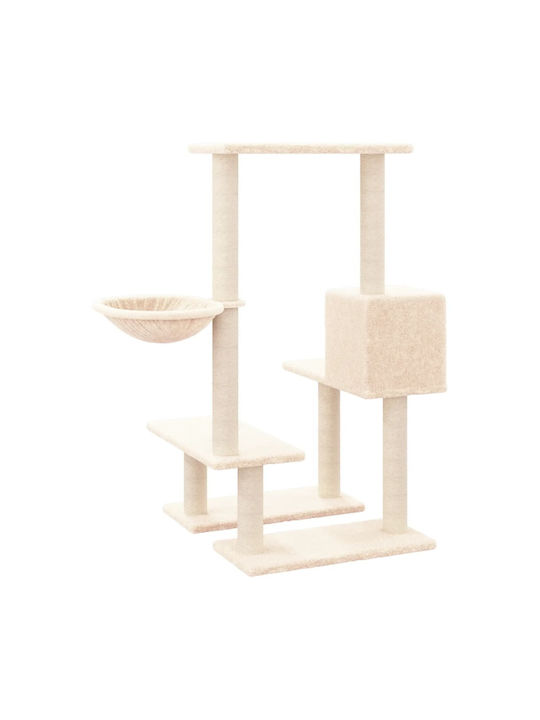 vidaXL Scratching Post Cat Trees Beige 47.5x60x94.5cm