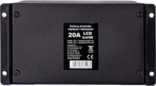 Volt Polska Solar Laderegler PWM 24V 20A